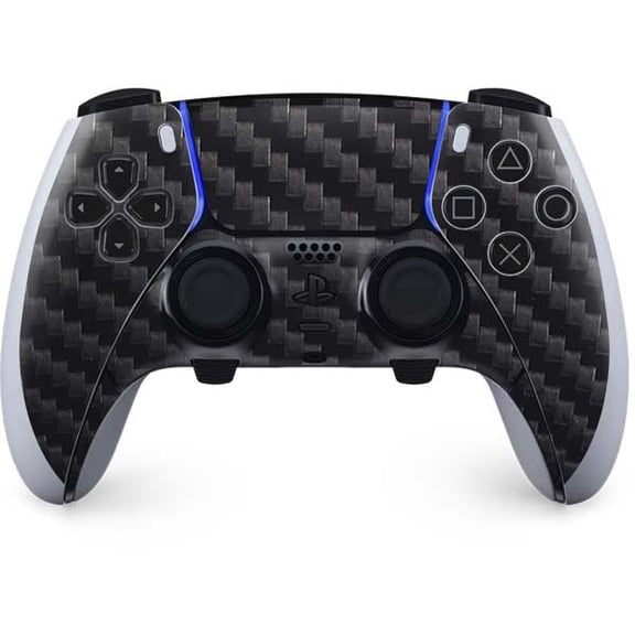Skinit Black Carbon Fiber Specialty Texture Material PS5 DualSense Edge Pro Controller Skin
