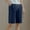 #3Navy, variant on Byworldtasic Womens Shorts Women's Casual Soft Knit Elastic Waist Shorts Loose Fit Shorts with Drawstring