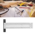 thumbnail image 2 of Wchiuoe Carpenter Mark T Rule,Woodworking Scrbing T Rules,Woodworking Scribing T Rules Accuracy Marking Positioning Scribing T Ruler for Woodworking Measuring Decoration Design, 2 of 8