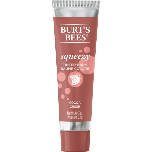 Burt's Bees 100 Natural Origin Squeezy Tinted Lip Balm, Enriched With Beeswax and Cocoa Butter