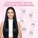 thumbnail image 4 of Yanonmyfd Clip In Hair Extensions 26 Inch Straight, 8 Pieces 18 Clips, Heat Resistant Synthetic Hair, 130g, Jet Black, 4 of 23