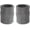 Grey, variant on One Size Of 2Pcs Arm Sweatbands, Absorbent and Breathable Thick Cotton Bands for Working Out, Gymnastics, Basketball, Tennis, and Football, Multiuse 4-inch Wristbands for Costumes and Cosplay