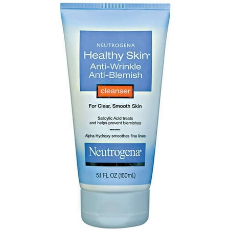 Neutrogena Healthy Skin Anti-Wrinkle Anti-Blemish Cleanser- 5.1 fl oz - Walmart.com