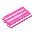 thumbnail image 2 of Organizador de hilo de 30 posiciones, clasificación eficiente no tejida, estante de hilo de bordar de plástico reutilizable para aguja puntiaguda, rojo rosa, 2 of 12