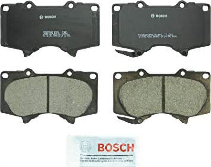 Bosch BP1123 QuietCast Pastiglie Freno Anteriori Premium In Ceramica Con Kit Hardware