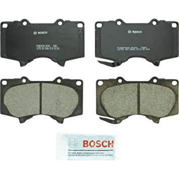 Bosch BC976 QuietCast Premium Ceramic Disc Brake Pad Set For: Lexus GX460, GX470; Toyota 4Runner, FJ Cruiser, Sequoia, Tacoma, Tundra, Front