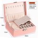 thumbnail image 5 of Caja organizadora de joyas con cerradura,Organizador de Joyas de Cuero,Caja de Almacenamiento de Joyería Multifuncional Estuche de Joyería para Anillos, Pendientes, Pulseras, Collares y Reloj etc Zefei Wu 9024735016069, 5 of 5
