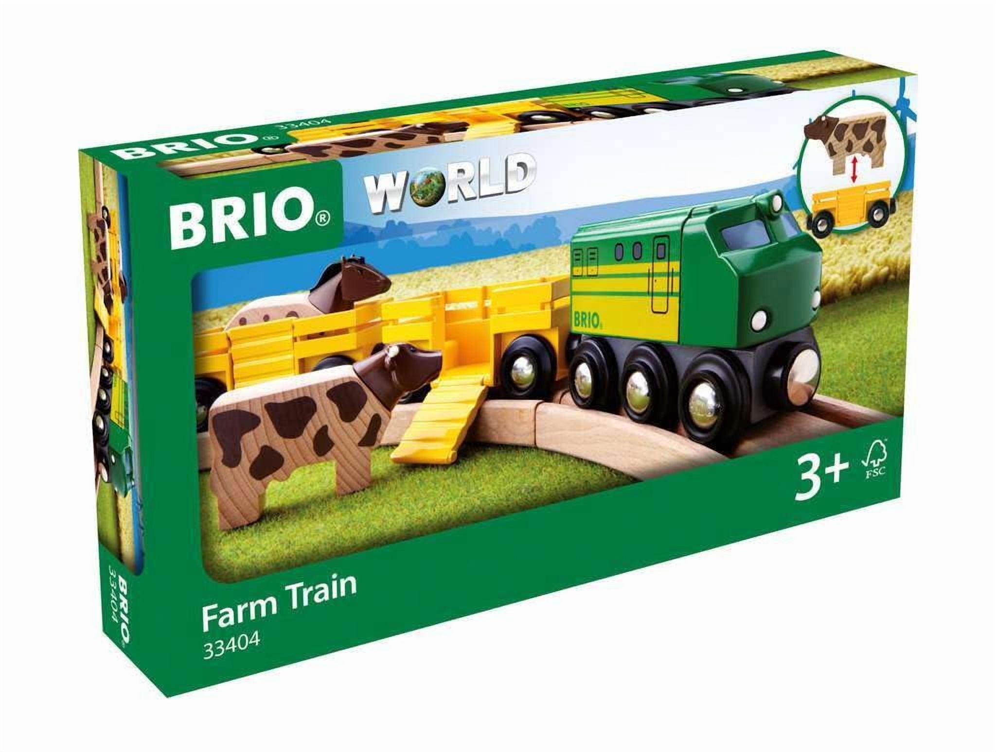 BRIO World Set Aventuras Safari: Explora La Sabana Con Tren De Madera (26 Piezas) - Juguete Educativo Para Niños 3+
