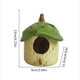 thumbnail image 3 of Casa Colgante para Pájaros | Cabaña exterior de poliresina pintada a mano | Accesorio decorativo para patio de jardín | Tapón de limpieza extraíble | Resistente a la intemperie | 4.7" de alto x 4.5", 3 of 7