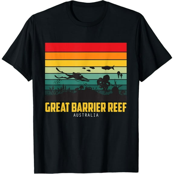 Exquisite and comfortable-Coral reef Australia Great Barrier Reef Diving T-Shirt
