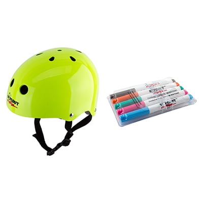 Wipeout Dry Erase Kids Helmet for Bike 