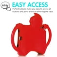 thumbnail image 6 of Kids Case for iPad 9.7,iPad 6th/5th Gen Case 2018/2017,iPad Air 2 Kids Case,iPad Air Case,iPad Pro 9.7 Case,Lightweight Shockproof EVA Silicone Protective Handle Stand Kids Friendly Cute Case,Red, 6 of 6