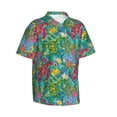 thumbnail image 2 of Daiia Turtles Hawaiian Shirt for Men Gentle Cotton Regular Short Sleeve Casual-XX-Large, 2 of 9