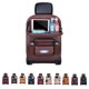 thumbnail image 2 of Riwesomey Auto asiento trasero organizador vehículo silla teléfono tableta beber botella titular almacenamiento bolsa de bolsillo Ventana automotriz Versión regular marrón, 2 of 8