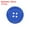 Dark Blue, variant on Uxcell 10Pcs 20L Sewing Buttons 1/2"(12.5mm) Resin Round Flat 4-Hole Craft Buttons for Sewing Clothing DIY, White