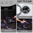 thumbnail image 5 of Bulopur Purple Bat Star Car Trunk Mat 29" x 39", Moon Bat Pattern Cargo Liner, Waterproof Non-Slip Rear Cargo Mat for Halloween Driving, 5 of 7