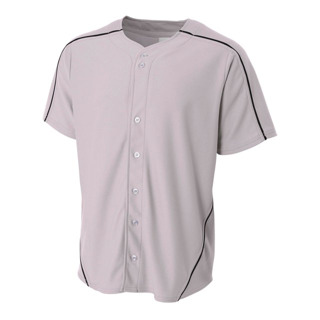 JERSEY DE BÉISBOL NB4214 A4 YTH WARP GRIS/NEGRO L Nave de la gota A4 NB4214