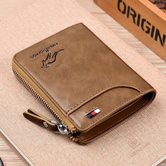 Cartera antirrobo para tarjetas, billetera antimagnética, clip para billetes para hombre