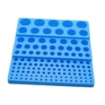 thumbnail image 2 of Caja de almacenamiento para fresas, bandeja organizadora, soporte para herramientas, base antideslizante, estuche liviano, dispensador resistente de azul, 2 of 8