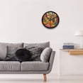 thumbnail image 6 of Cactus Modern Wall Clock, 9.8 Inches, Silent Non-Ticking Round Digital Clock, Battery Operated, Easy to Read Clock for Bedroom Living Room, 6 of 6