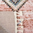 thumbnail image 6 of SAFAVIEH Chapel Joyce Diamond Area Rug, Pink/Turquoise, 8' x 10', 6 of 8