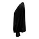 thumbnail image 4 of MHFRRA Elegante Camisa de Punto Jacquard de Manga Larga con Cuello Redondo, Corte Entallado, Blusa Básica de Color Liso para Uso Informal Negro, 4 of 5