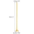 thumbnail image 2 of Uxcell 100Pcs Flat Head Pins for Jewelry Making 50mm Brass Flat Head Pins Jewelry Head Pins 20 Gauge Gold, 2 of 5
