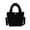 Black, variant on Personalized Hand Embroidered Name Backpack Hand Corduroy Bucket Bag for Women Travel Office 10.04x7.87x3.94in