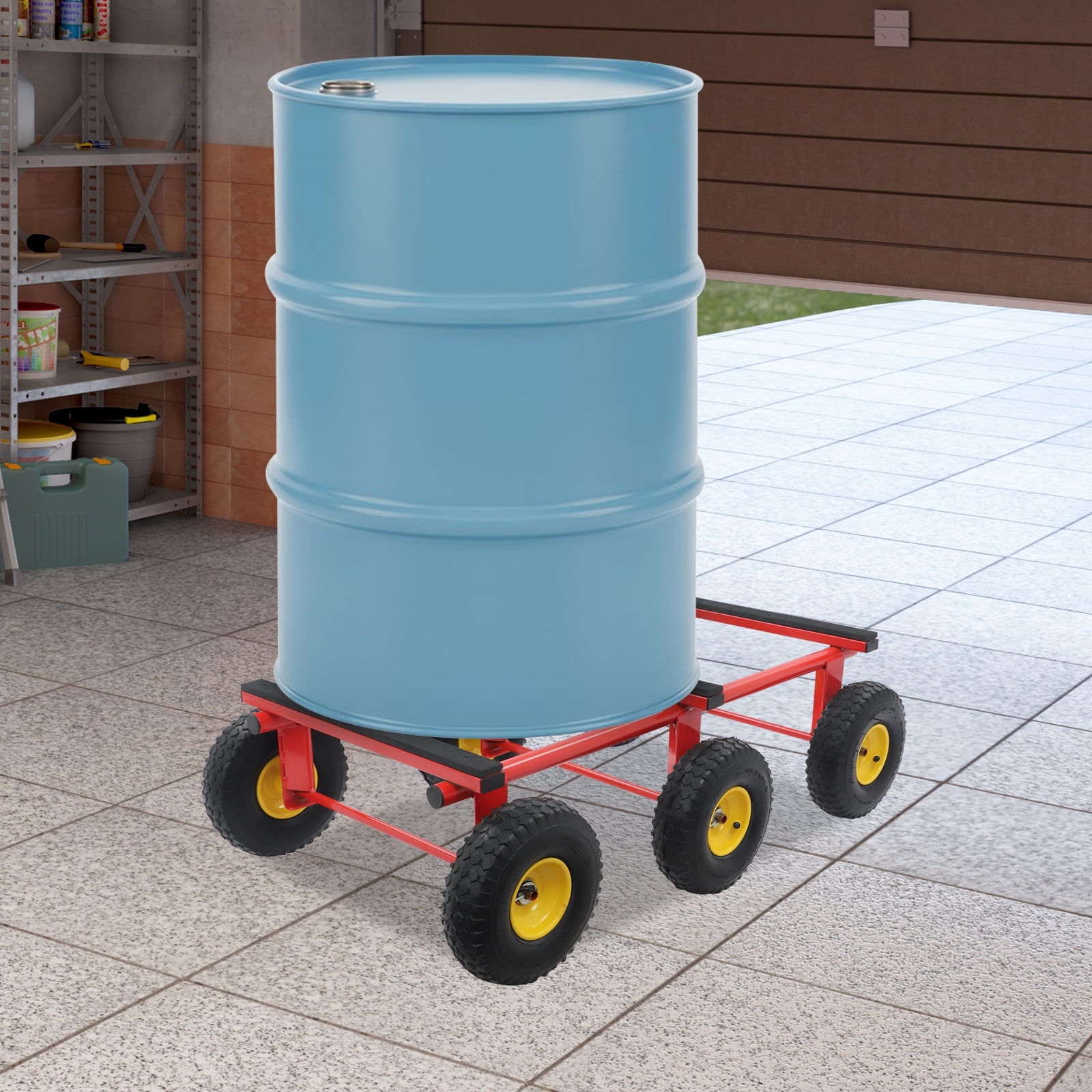1200-LB Capacity All-Terrain Mover, 6-Wheel All-Terrain Mover, Heavy Duty Furniture Dolly