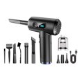 thumbnail image 1 of Feltree Rechargeable High Power Compressed Air Duster, 3 Gear Adjustable 100000 RPM Blower with LED Light & 5 Attachments, USB-C Fast Charging for Keyboard/Device/PC Cleaning, 1 of 7