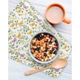 thumbnail image 3 of Easter Kitchen Dish Towels for Drying Dishes Set of 2, Spring Floral Daisy Flowers Butterflies Watercolor Waffle Weave Microfiber Hand Tea Bathroom Towels Quick Dry & Absorbent Towel 12x12, 3 of 7