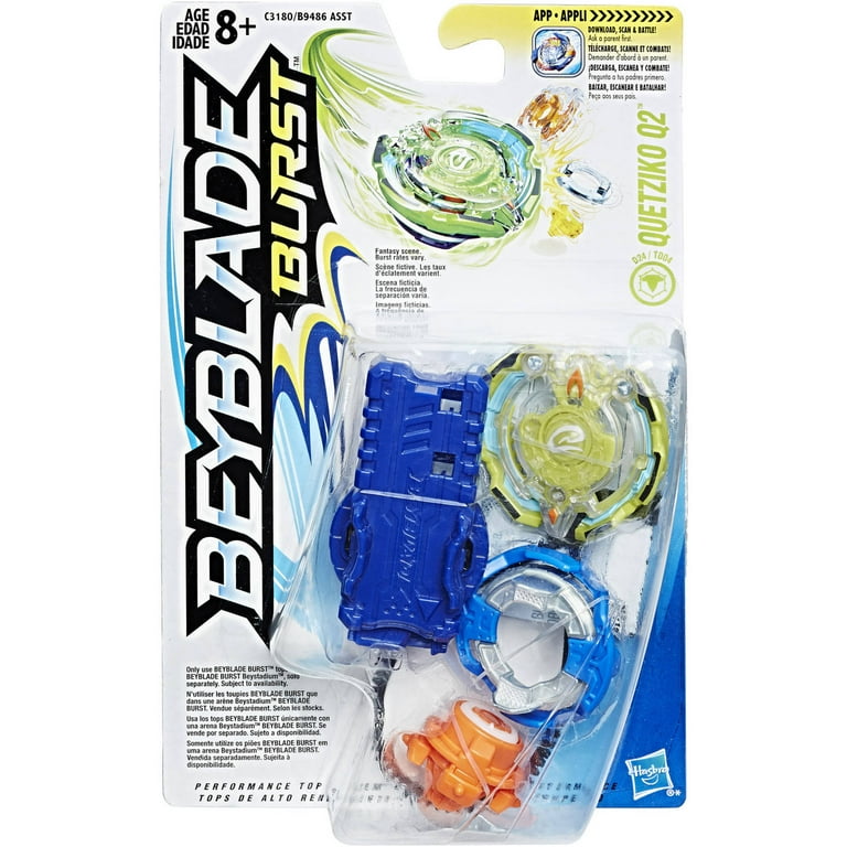 Beyblade Burst Defense Starter Pack with Quetziko Q2 Energy Layer