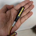 thumbnail image 6 of 2x Black Motorcycle Turn Signals Light M8 Universal DRL Indicator Headlight, 6 of 11