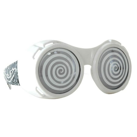 Mad Scientist White Hypno Goggles Costume Accessory Adult One Size