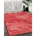 thumbnail image 3 of Ahgly Company Machine Washable Indoor Rectangle Transitional Red Area Rugs, 8' x 12', 3 of 7