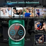FPWNGL 32 Speed Massage Gun Mini LCD Display Deep Muscle Body Massage Fascia Guns Body Neck Vibrator Fitness