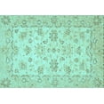 thumbnail image 1 of Ahgly Company Indoor Rectangle Oriental Light Blue Traditional Area Rugs, 8' x 12', 1 of 4