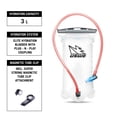 thumbnail image 5 of USWE Moto Hydro Mochila de hidratación de 8 L con vejiga de agua de 3,0 L/100 oz, una mochila de gama alta sin rebote para motocicletas Enduro y todoterreno, negro azul, 5 of 5