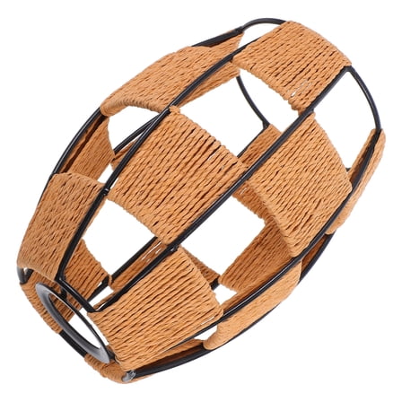 MLINS Hanging Lampshade For Dining Room Hand-Woven Pendant Light Shade Boho Lamp Cover For Kitchen Ceiling Light Minimalist Decor