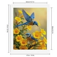 thumbnail image 2 of Paint by Numbers Kit for Adults, Bluebirds Among Yellow Blooms Paint by Numbers, Easy Paint by Numbers Kit for Adults Beginner, DIY Adult Paint by Number Kits on Canvas, 12x16in Home Decor, 2 of 7