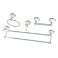 thumbnail image 2 of Kingston Brass Victorian 4-Piece Bathroom Hardware Set, Polished Brass Finish, 2 of 15