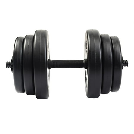 GHP Black Propene Polymer Plates Steel Tubular Rod Gym Workout Weightlifting