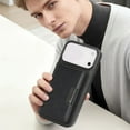 thumbnail image 5 of Con tarjetero plegable y soporte para iPhone ProMax. Cartera para teléfono con ranuras para tarjetas. Funda de cuero desmontable. Compatible con carga inalámbrica., 5 of 5