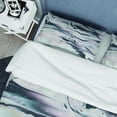 thumbnail image 4 of Designart 'Grey Marbling V' Geometric Duvet Cover Set, 4 of 4