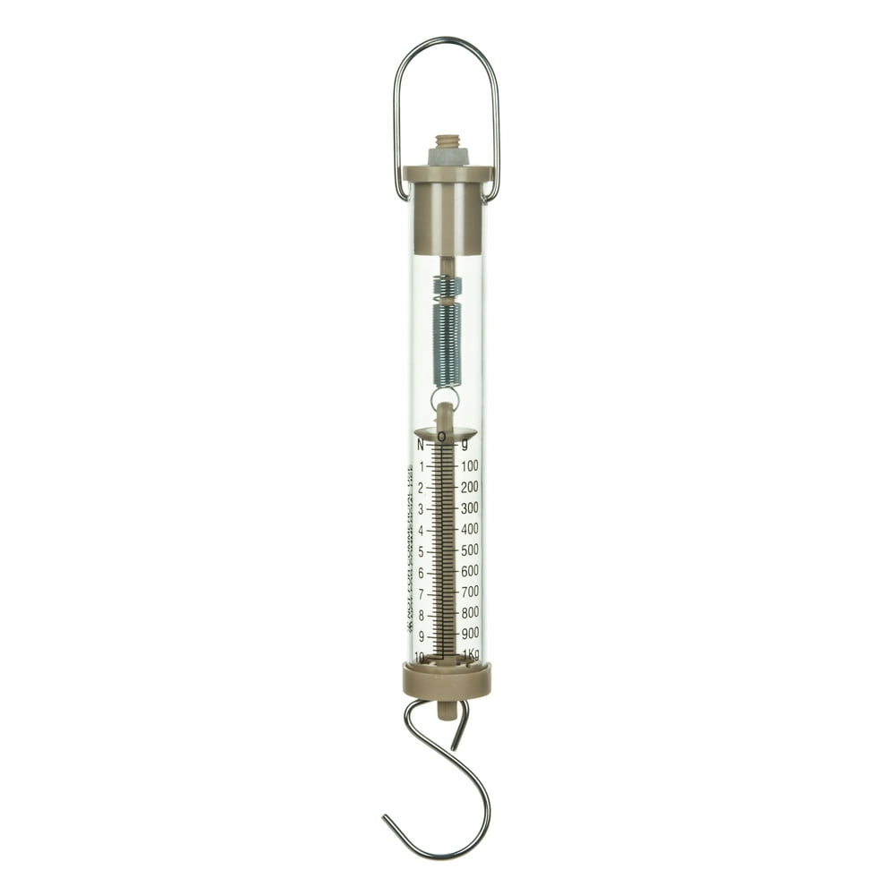 Newton Force Meter Spring Scale Max Capacity 10N, 1 kg, Dual Scale