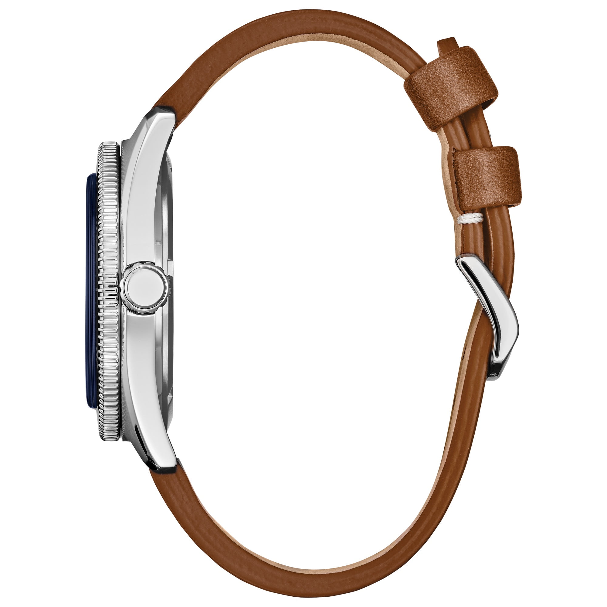 Citizen Men's Eco-Drive Brycen Brown Leather Strap Watch - AW1798