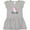 AC-Heather Grey, variant on Inktastic 4th Birthday Cute Unicorn Girls Toddler Dress