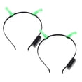 thumbnail image 4 of BRIGHTFUFU 2pcs Light-up Diadema alienígena para accesorio de fiesta de cosplay con luces LED Diseño único para Halloween cómodo y liviano para la fiesta de juego y decoraciones de Halloween, 4 of 8