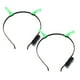 thumbnail image 4 of BRIGHTFUFU 2pcs Light-up Diadema alienígena para accesorio de fiesta de cosplay con luces LED Diseño único para Halloween cómodo y liviano para la fiesta de juego y decoraciones de Halloween, 4 of 8