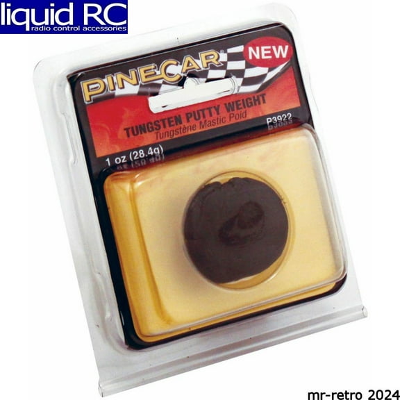 Pinecar 3922 Tungsten Putty 1 oz.